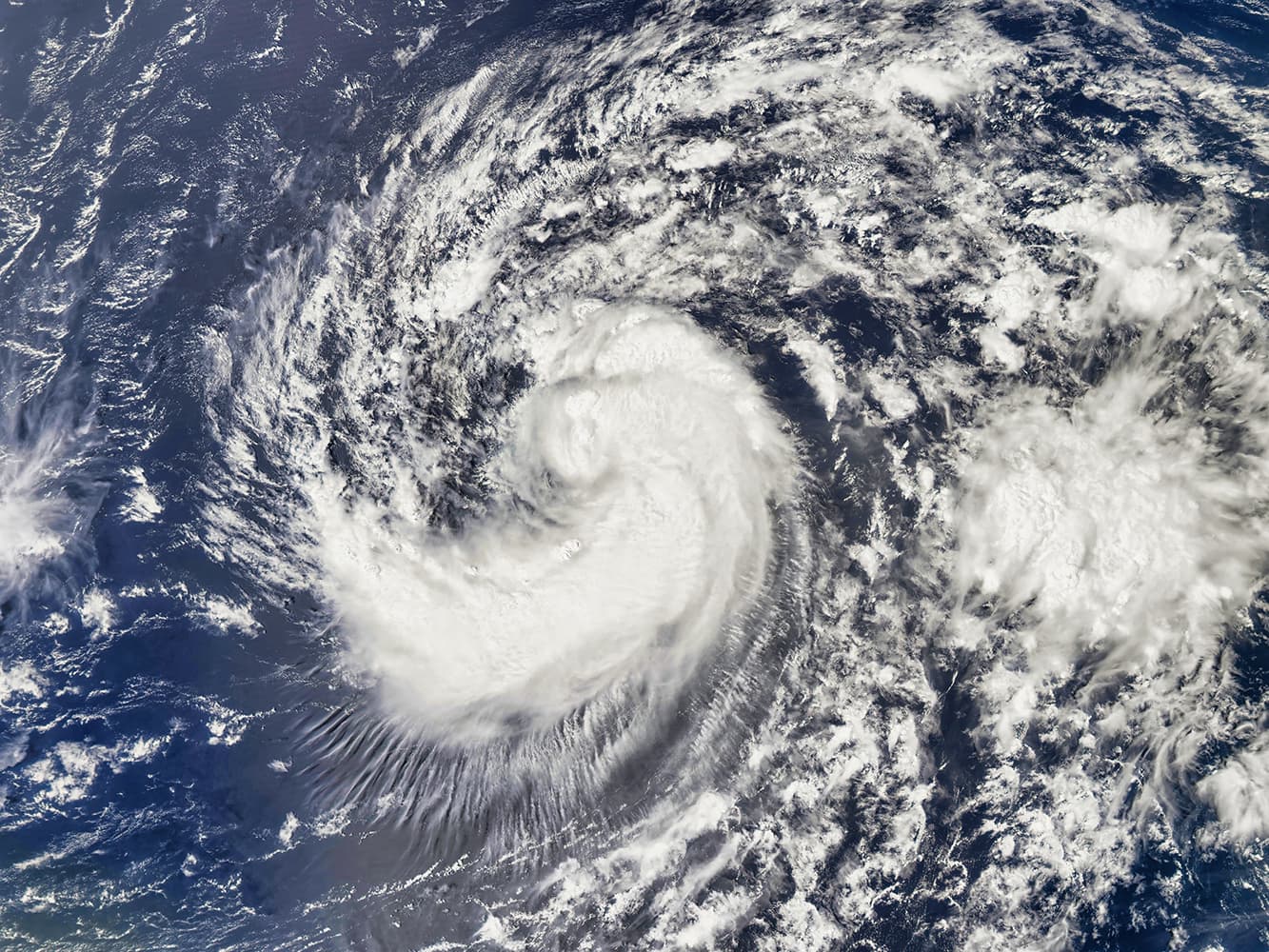 Hurricane Helene view from space
